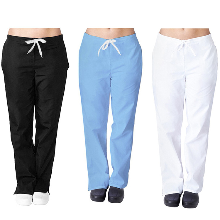 Medical Lab Hospital - Pantalones médicos de Color liso para