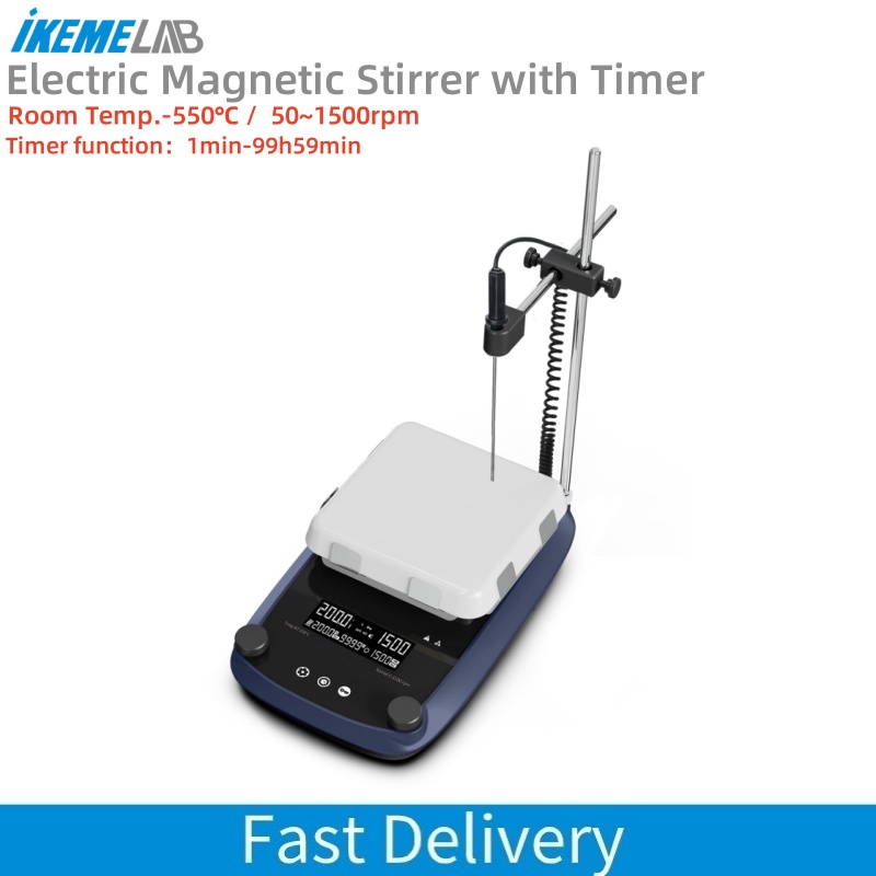 Magnetic Stirrer Hotplate - IKEME Agitador magnético con pantalla digital