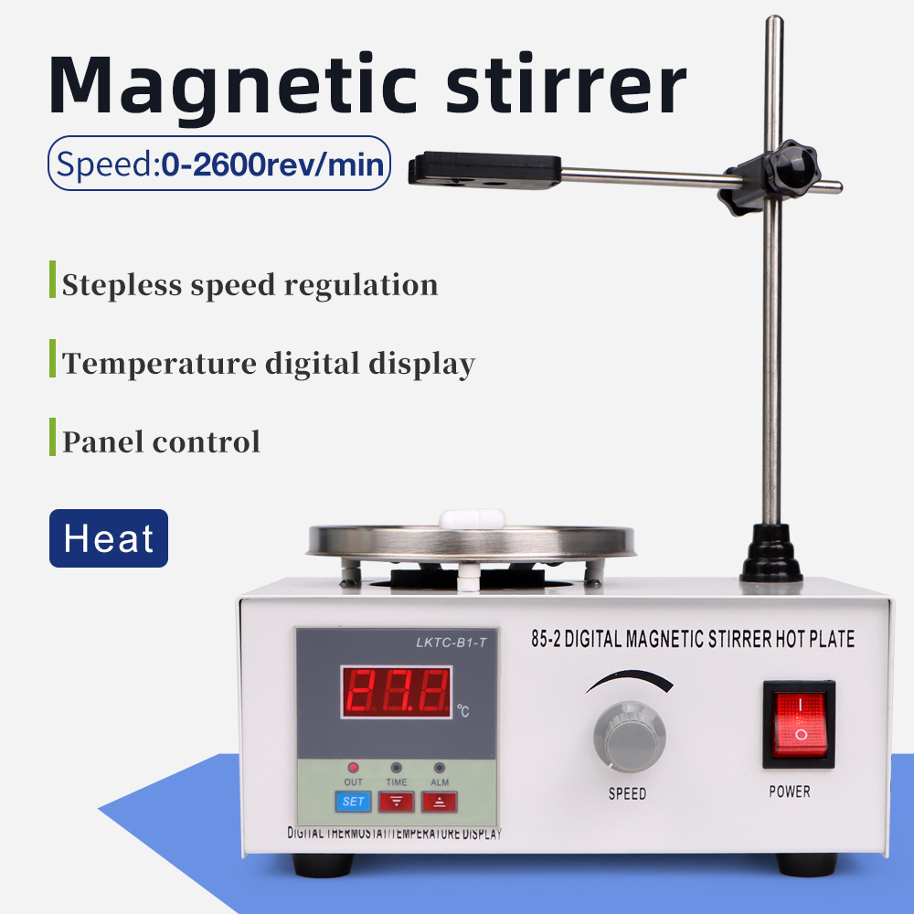 Magnetic Stirrer Hotplate - Agitador magnético de placa calefactora de
