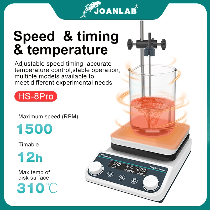JOANLAB Agitador magnético Lab - Magnetic Stirrer Hotplate reseña y precio
