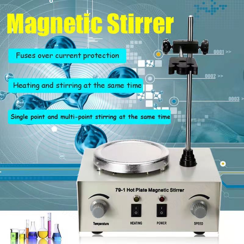 Agitador magnético con placa c - Magnetic Stirrer Hotplate reseña y precio