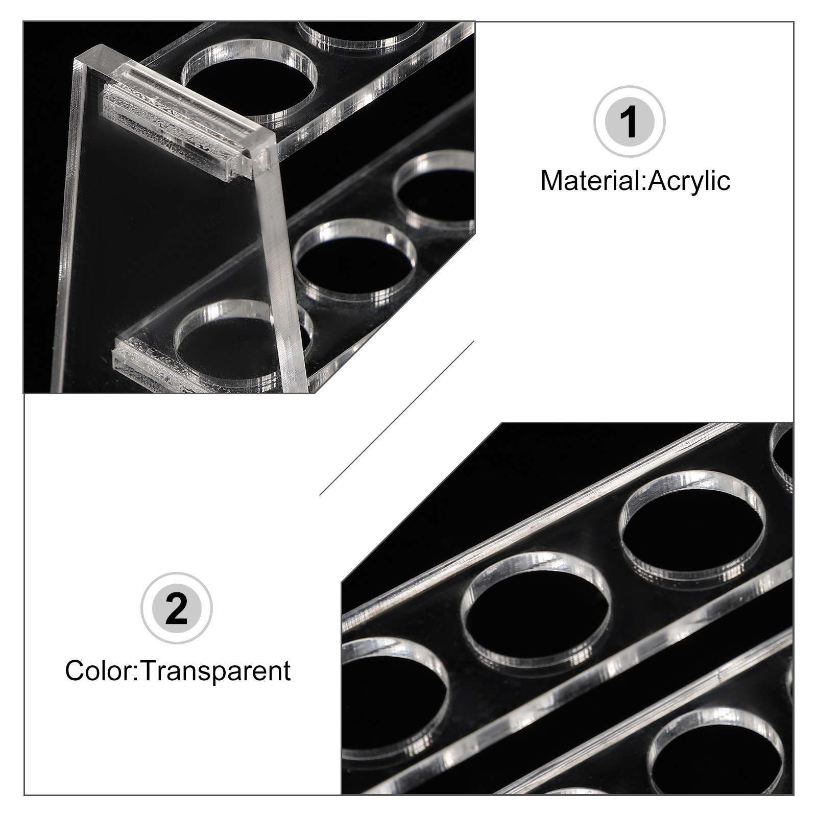 2 Soportes de Acrílico Transpa - Laboratory Centrifuge reseña y precio