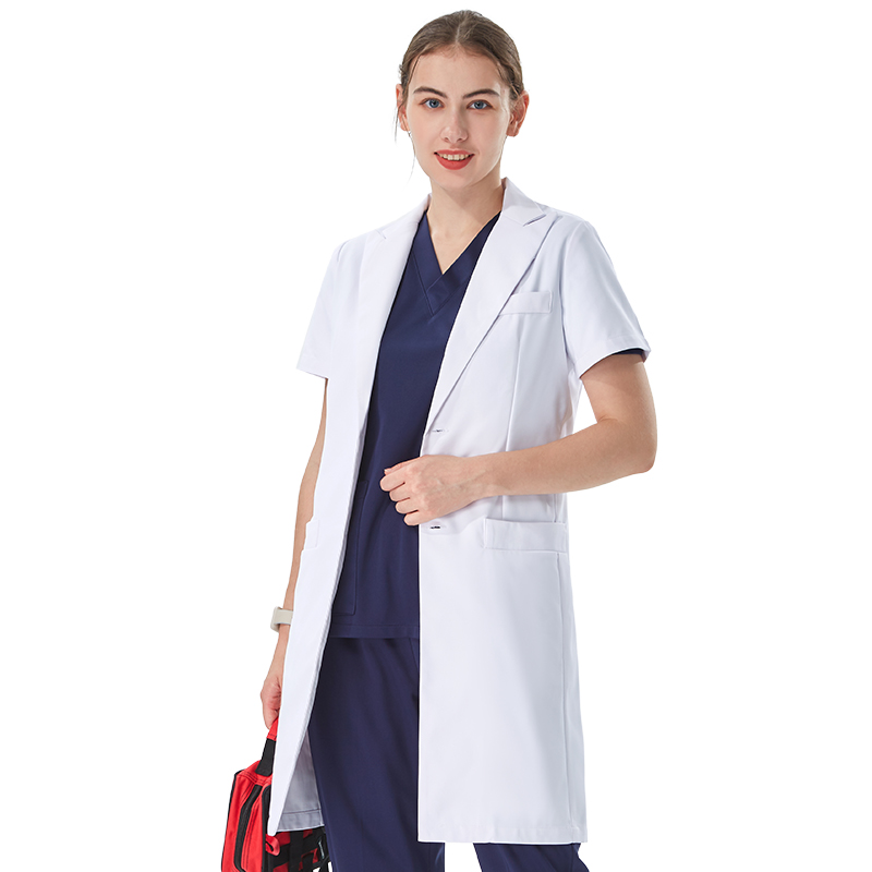 Bata de Laboratorio Blanca con - Medical Lab Hospital reseña y precio